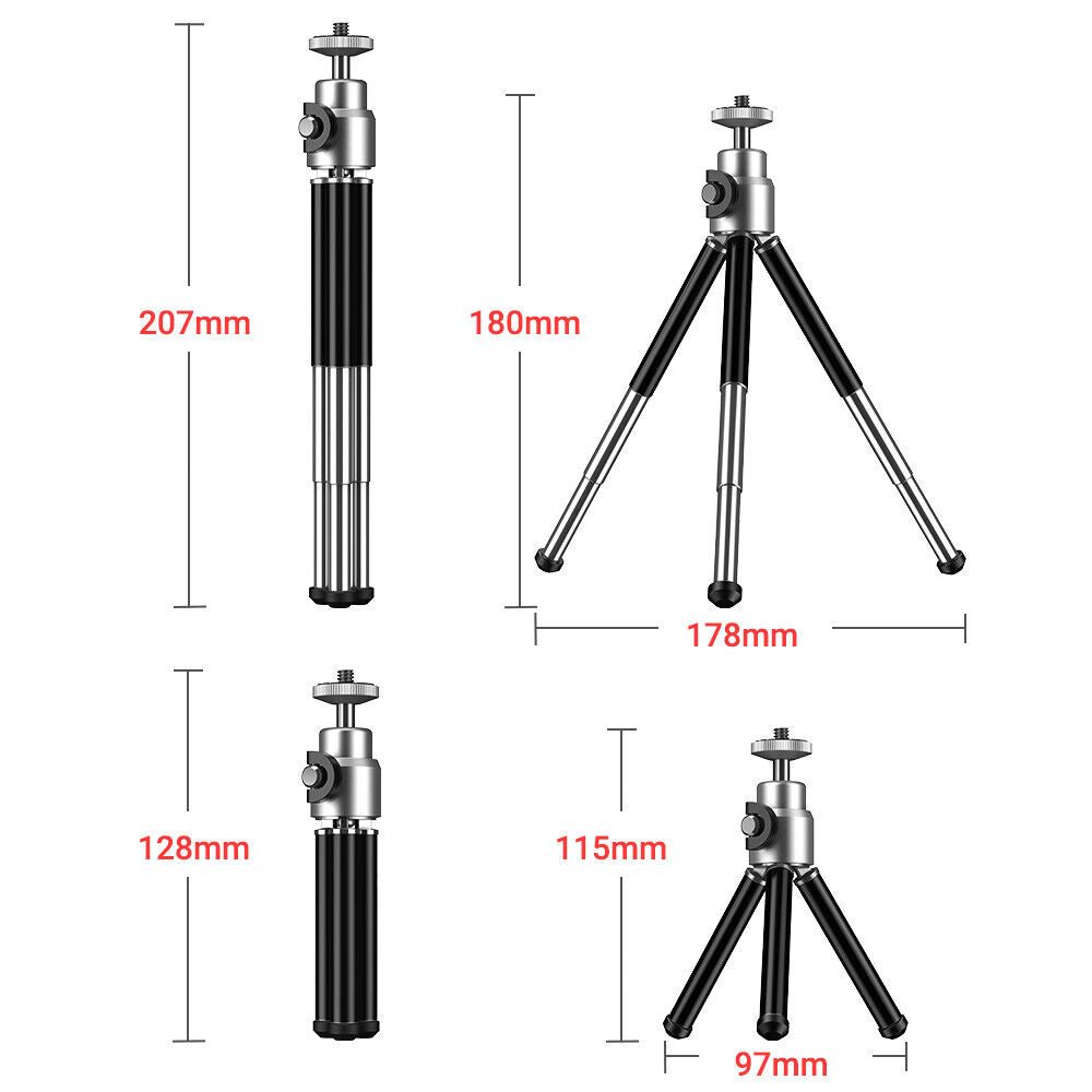 APEXEL 18X Telephoto Zoom Monocular Phone Camera Lens with Tripod Clip for Phone